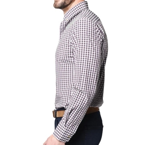 MIZZEN+MAIN Men’s Malloy Button Down Shirt size M - Picture 3 of 16